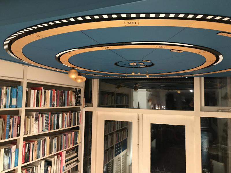 planetarium ceiling underneath